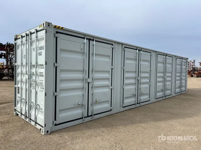 2026 40 ft High Cube Multi-Door Storage Container