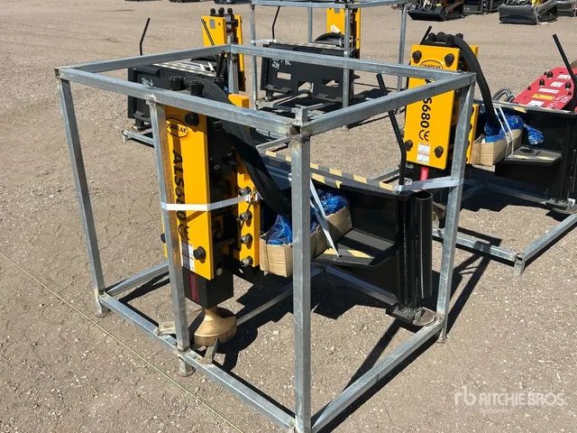 2026 LYALS ALS680 Skid Steer Post Driver (Unused)