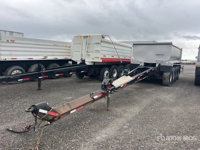 1998 Beall 17 ft Quad/A Pup Dump Trailer