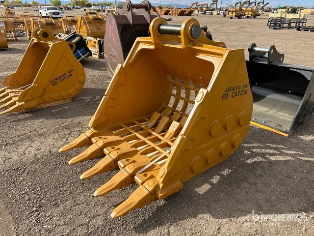 2026 LYALS ALSESB336 55 in Skeleton Excavator Bucket - Fits Cat 336 (Unused)