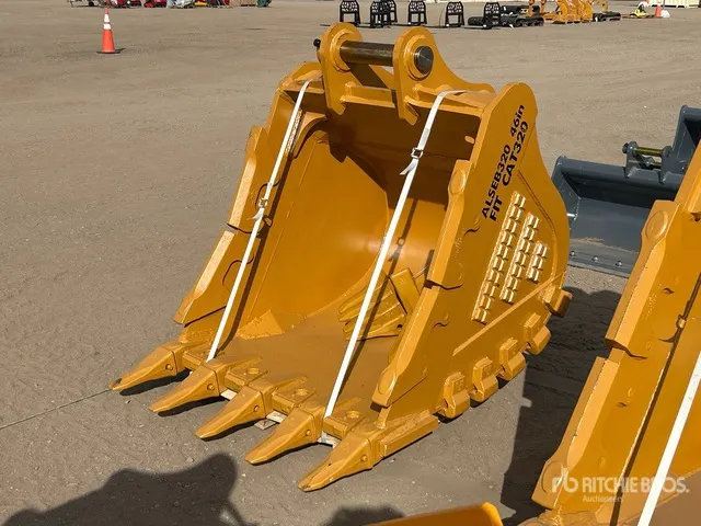 2026 LYALS ALS EB320 46 in Digging Excavator Bucket - Fits Cat 320 (Unused)