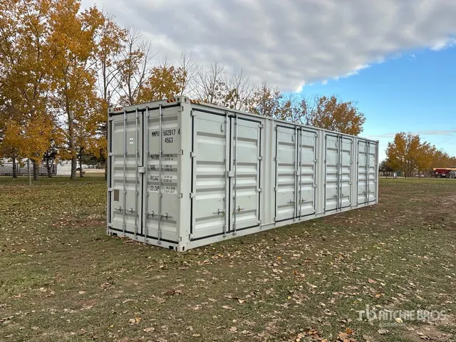 2026 40 ft High Cube Multi-Door Storage Container