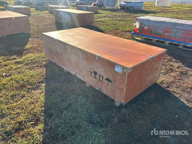 2026 SKLP SK-ZP20 20 ft x 30 ft All-Steel Enclosed Carport (Unused)