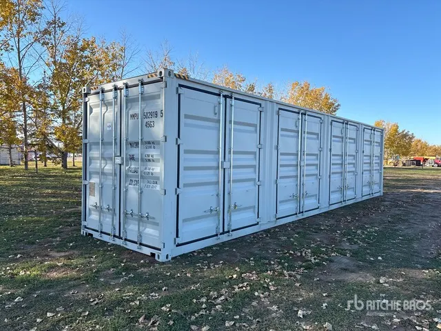 2026 40 ft High Cube Multi-Door Storage Container