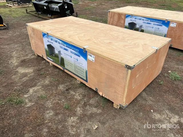 2026 SKLP SK-ZP20 20 ft x 30 ft All-Steel Enclosed Carport (Unused)