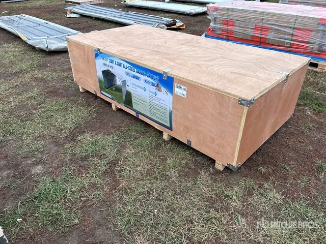 2026 SKLP SK-ZP20 20 ft x 30 ft All-Steel Enclosed Carport (Unused)