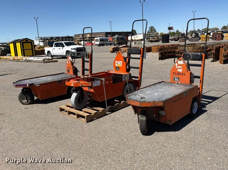 (3) Taylor-Dunn utility carts