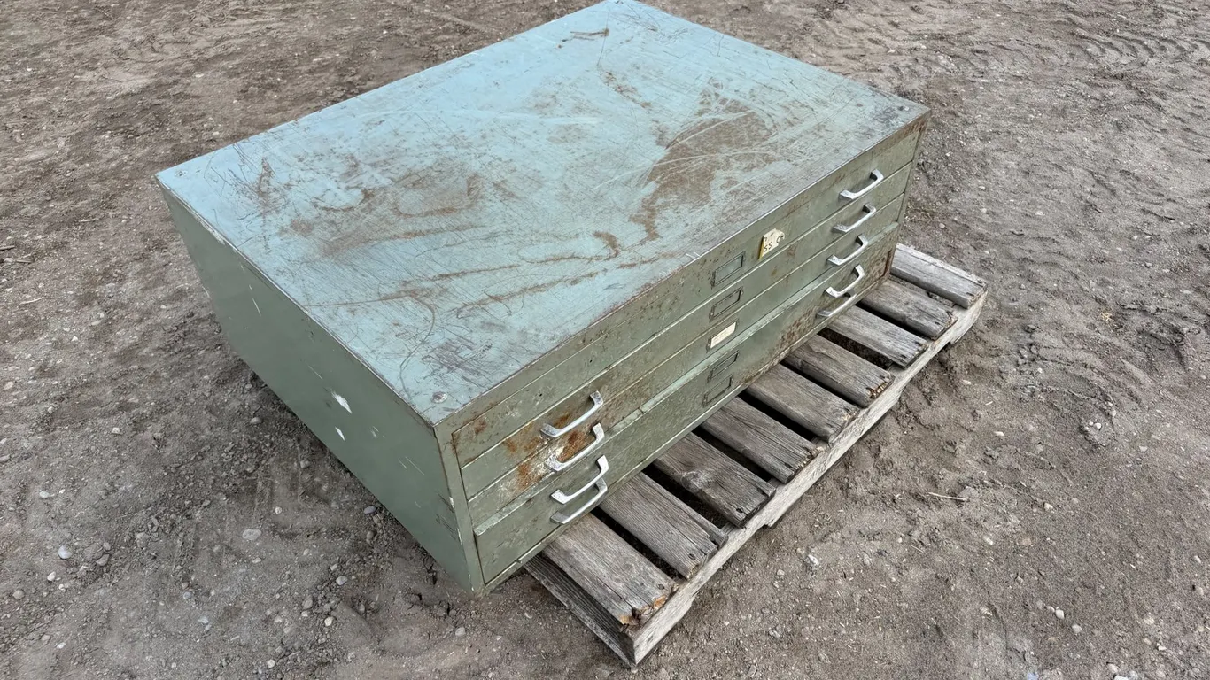 5 Drawer Green Storage Shop Drawer Storage Unit