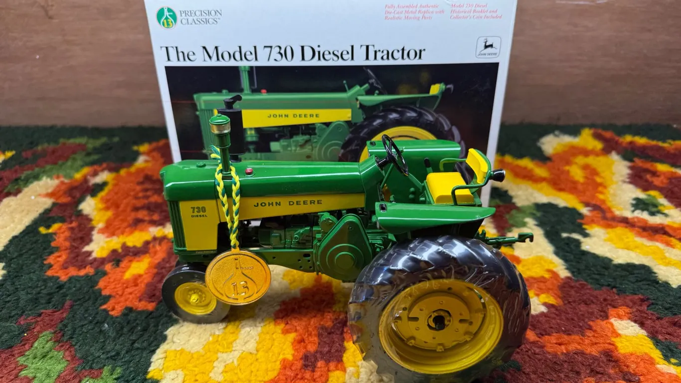 John Deere Diecast Model 730 Diesel Tractor
