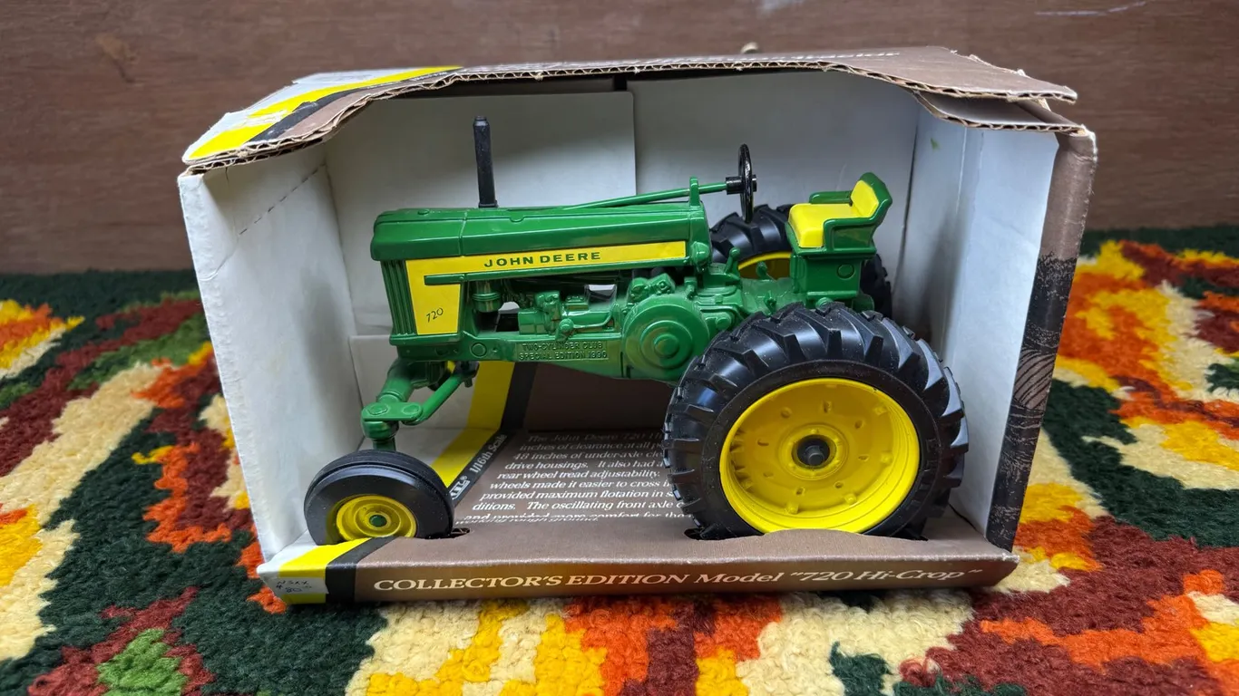 1957 John Deere Diecast Model 720 Hi Crop Tractor