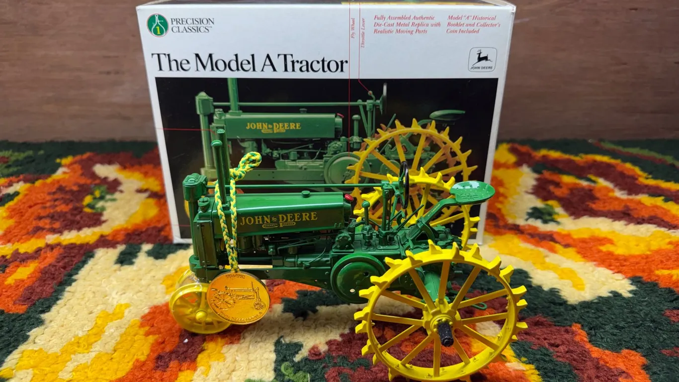 John Deere Diecast Model A Tractor