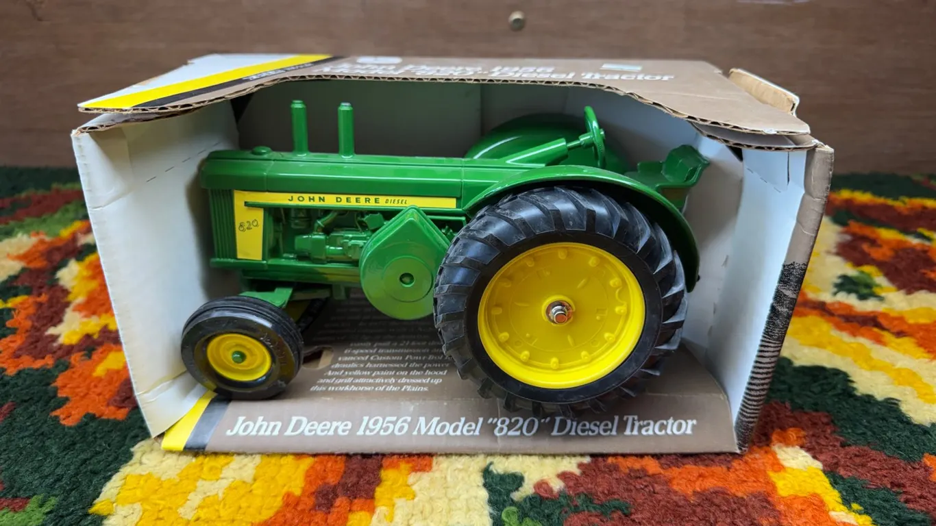 1956 John Deere Diecast Model 820 Diesel Tractor
