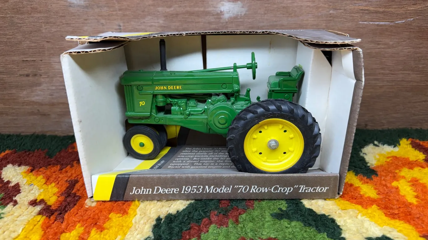 1953 John Deere Diecast Model 70 Row Crop Tractor