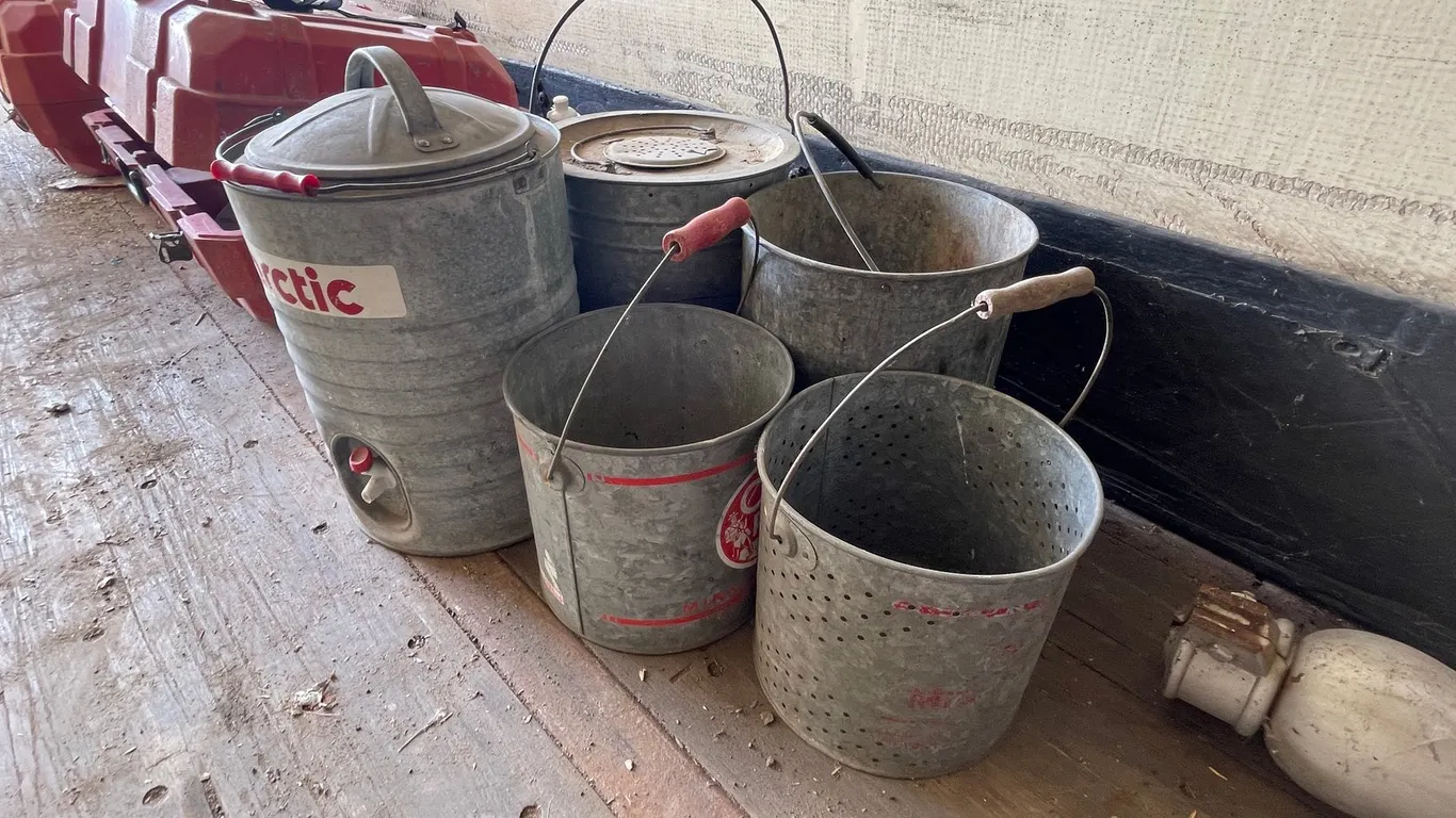 Various Galvanized Buckets