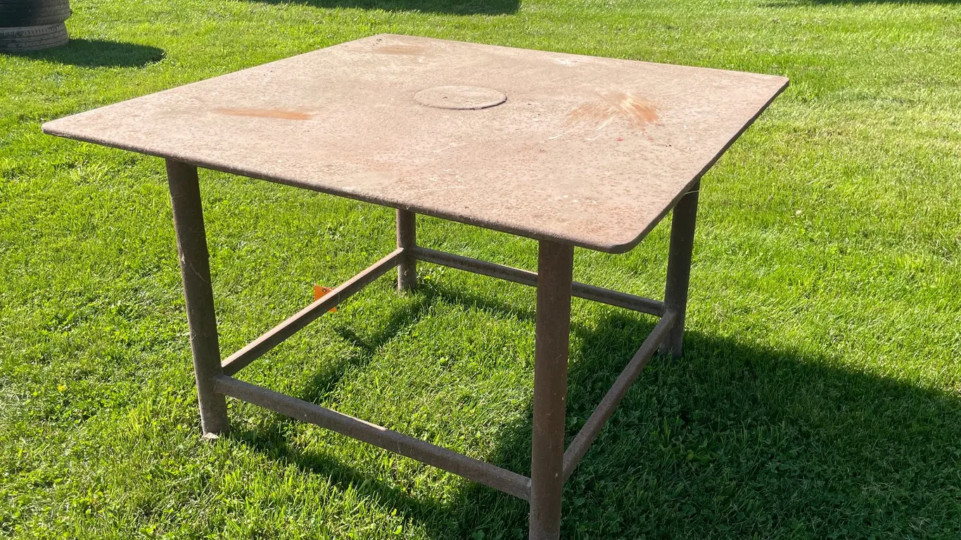 Steel Shop Table