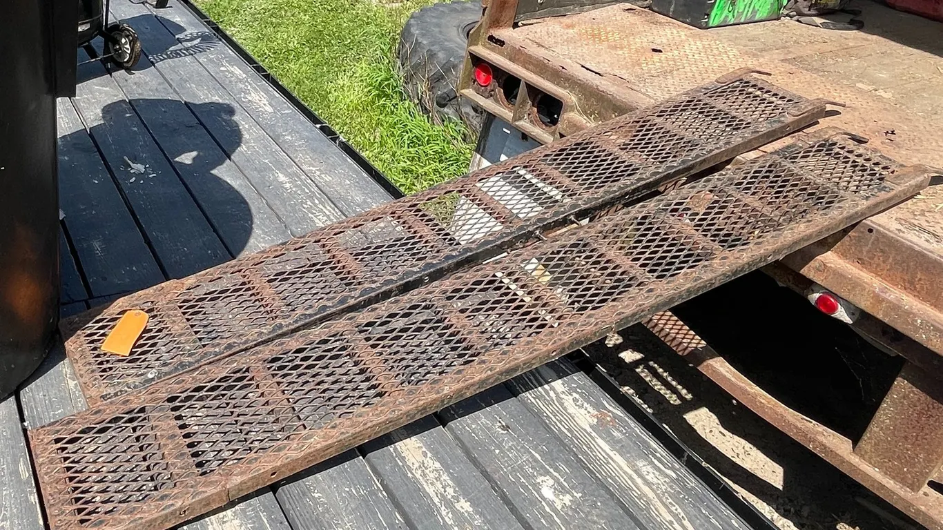 (2) Steel Trailer Ramps