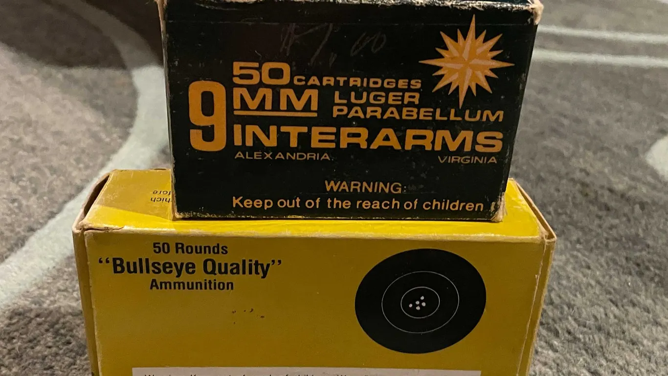 (2) Boxes of 9mm Bullets
