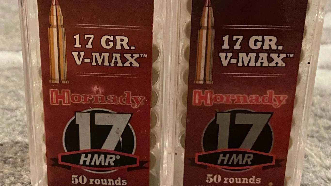 (2) Boxes of Hornady .17 HMR Bullets