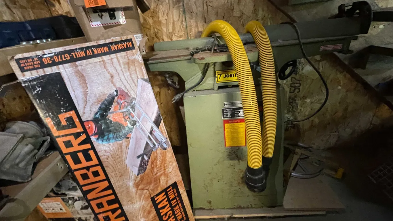 Central Machinery 7" Jointer on Stand and More