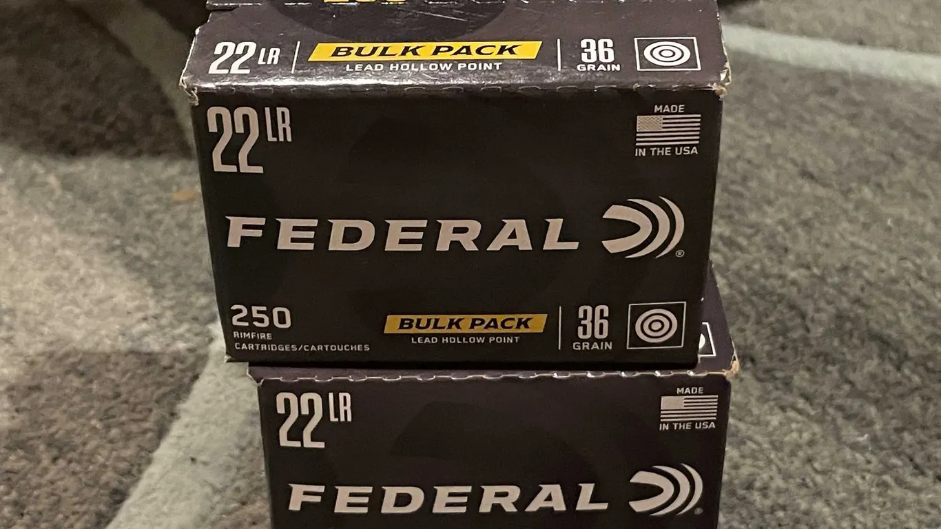 (2) Boxes of Federal .22LR Bullets