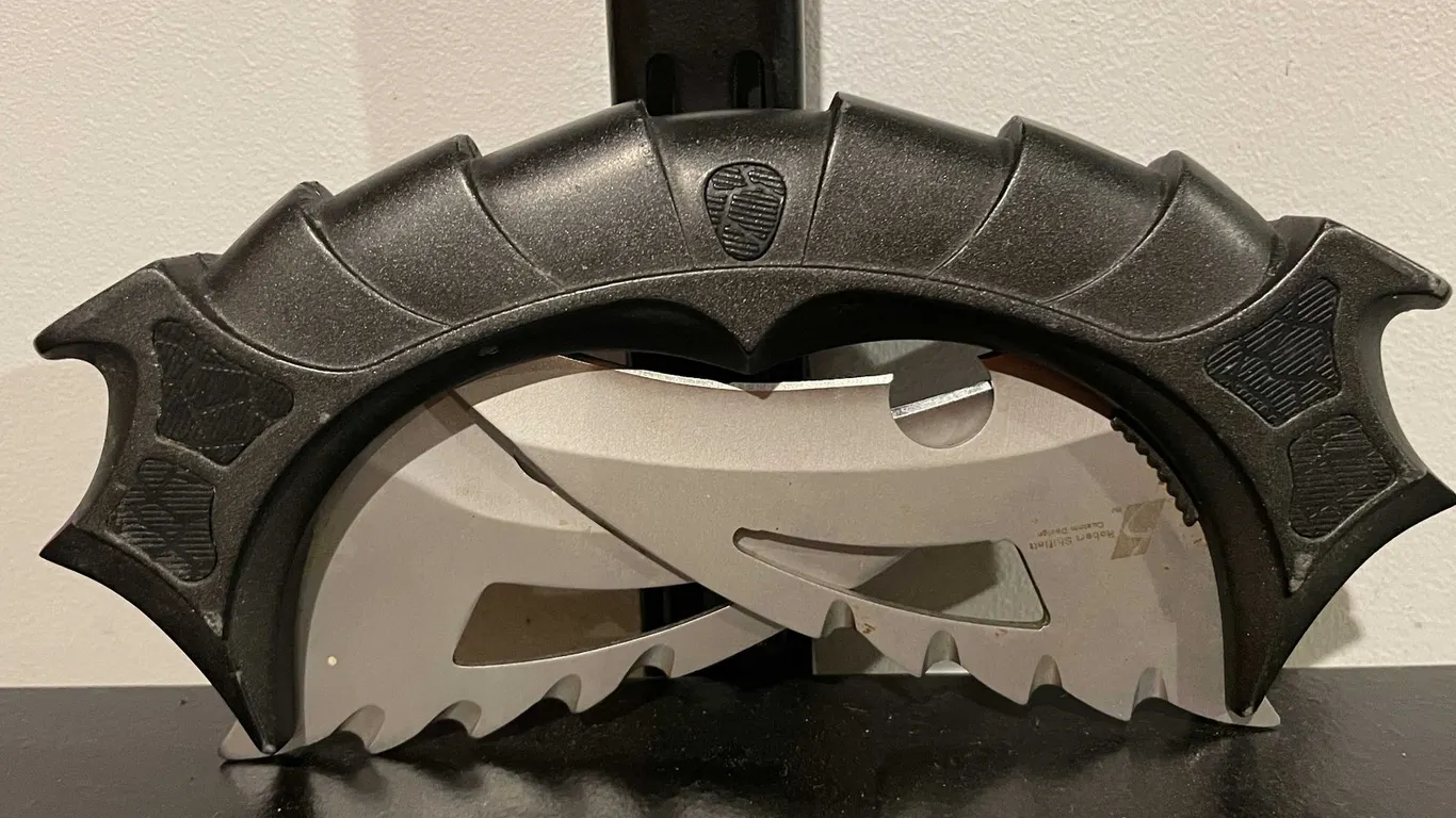 Double Sided Folding Knife