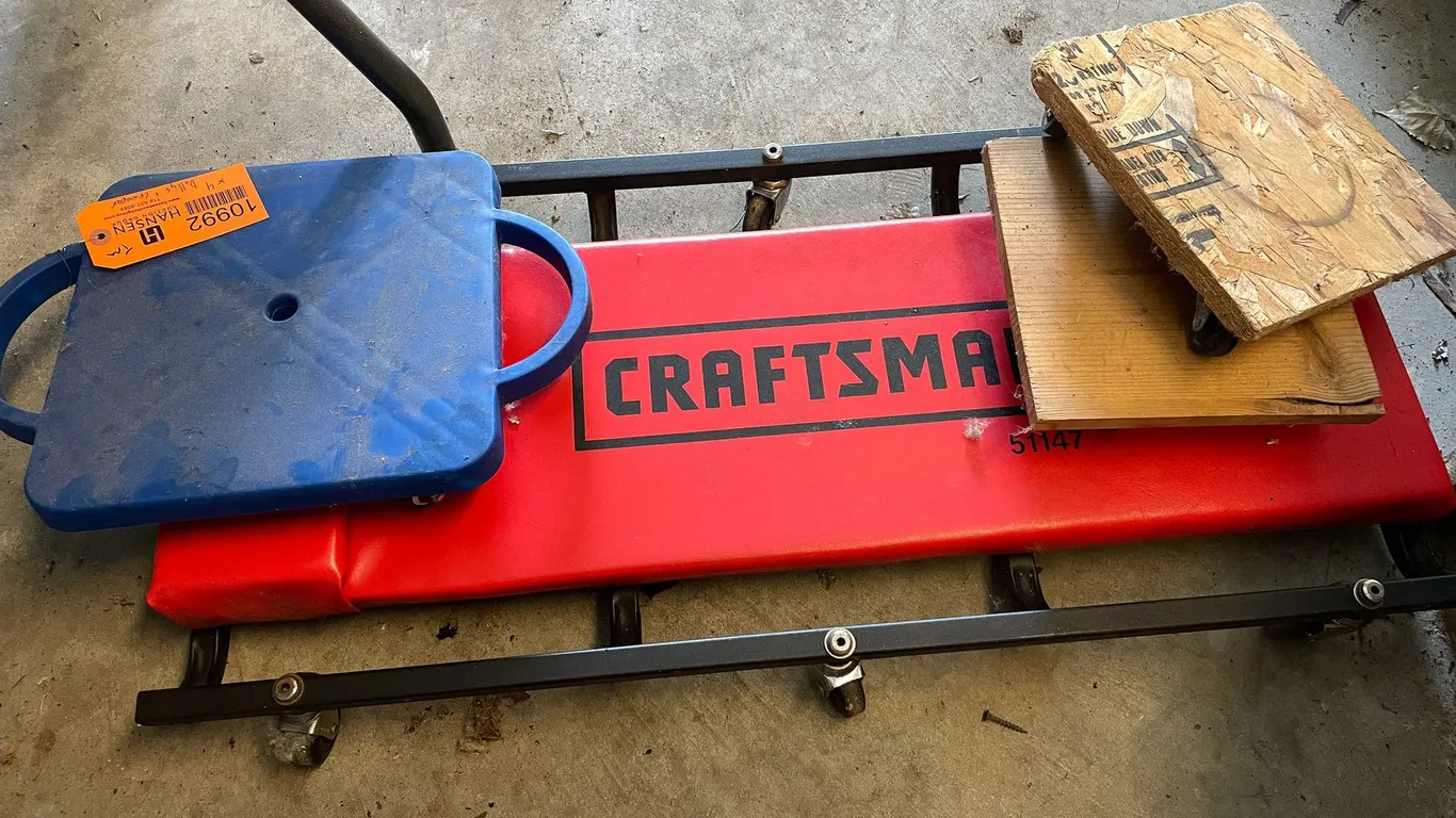 Craftsman Creeper and (3) Floor Dolly's