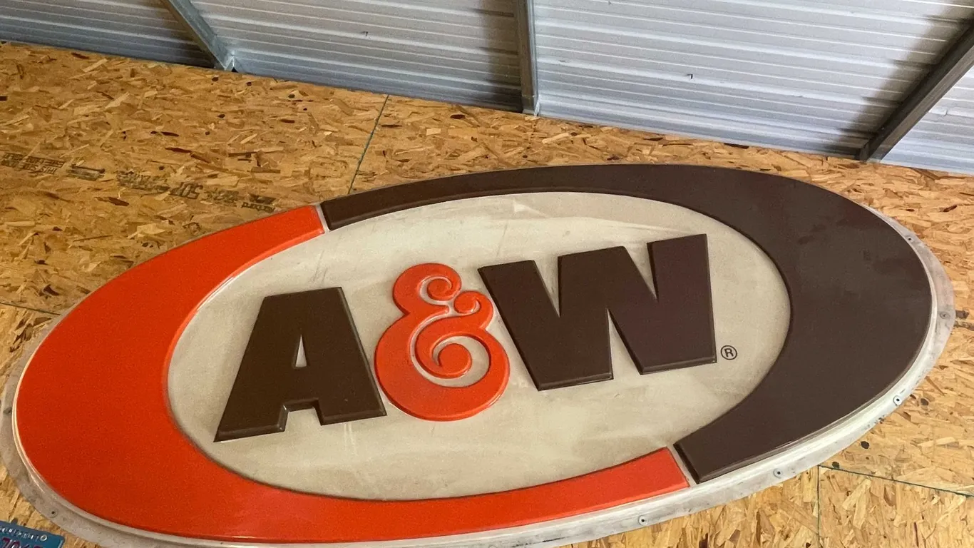 A & W Poly Sign