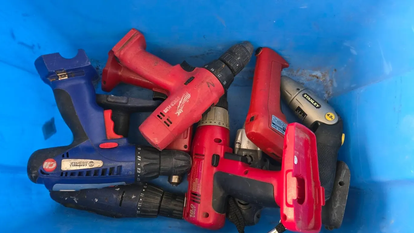 Cordless Power Drills Including Milwaukee, Stanley, Mastercraft