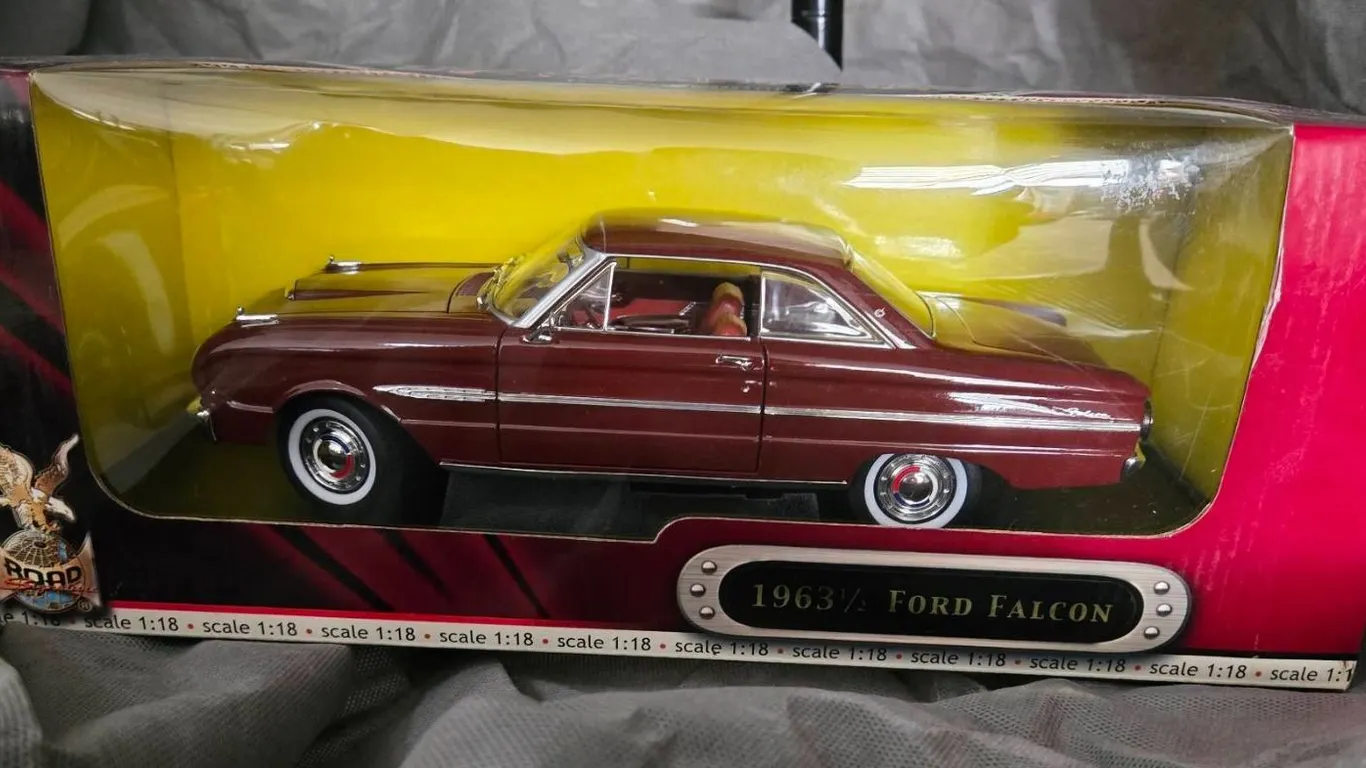 1963½ Ford Falcon 1:18 Scale Diecast Model Car in Box