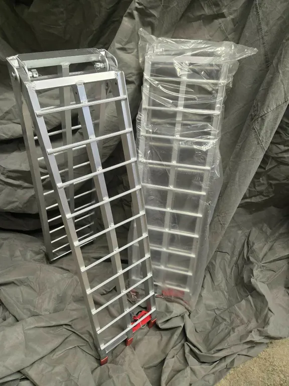 Aluminium Folding Ramps with Red Safety Ends