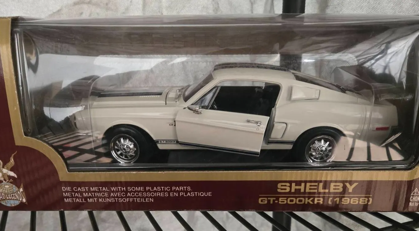 Shelby GT-500KR (1968) Die Cast Model Car in Box