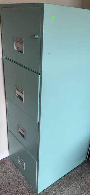Four-Drawer Steel Filing Cabinet