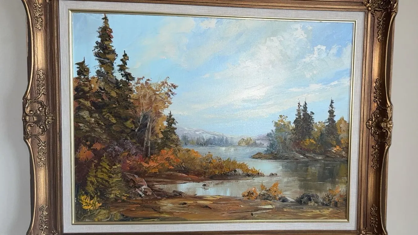 Elaine Fleming Oil on Canvas Landscape Painting