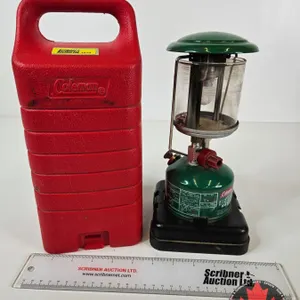 COLEMAN Lantern : Model 222 w/ Carry Case (Case Measures : 12-1/2"H)