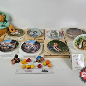 Collector Combo ~ Children Theme :  - (8) Collector Plates  - Plush Toy - Ornaments - Etc!