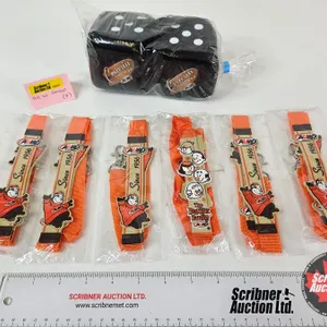 A&W Grouping : (6) Lanyards & Fuzzy Dice  (Unopened)