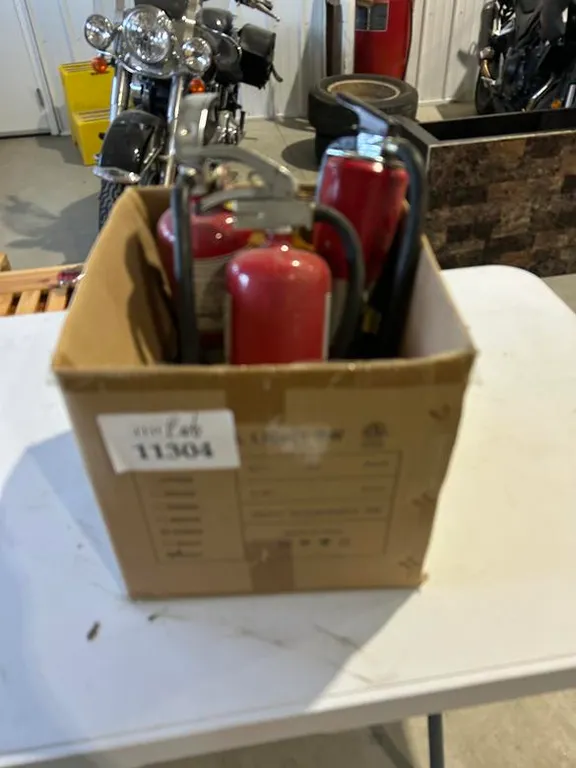 Box of (3) Fire Extinguishers