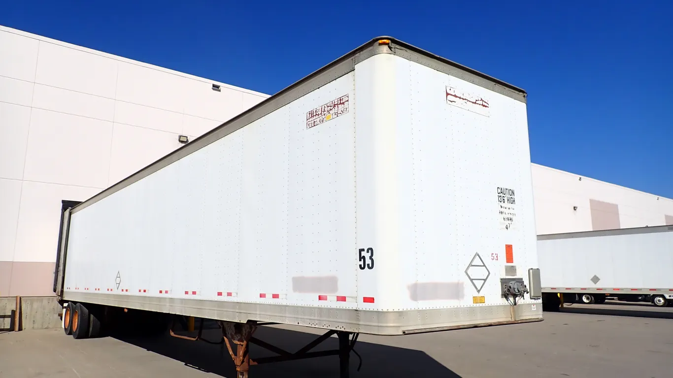 1999 Great Dane Tandem Axle 53' Dry Van Trailer, VIN 1GRAA0623XB008320.