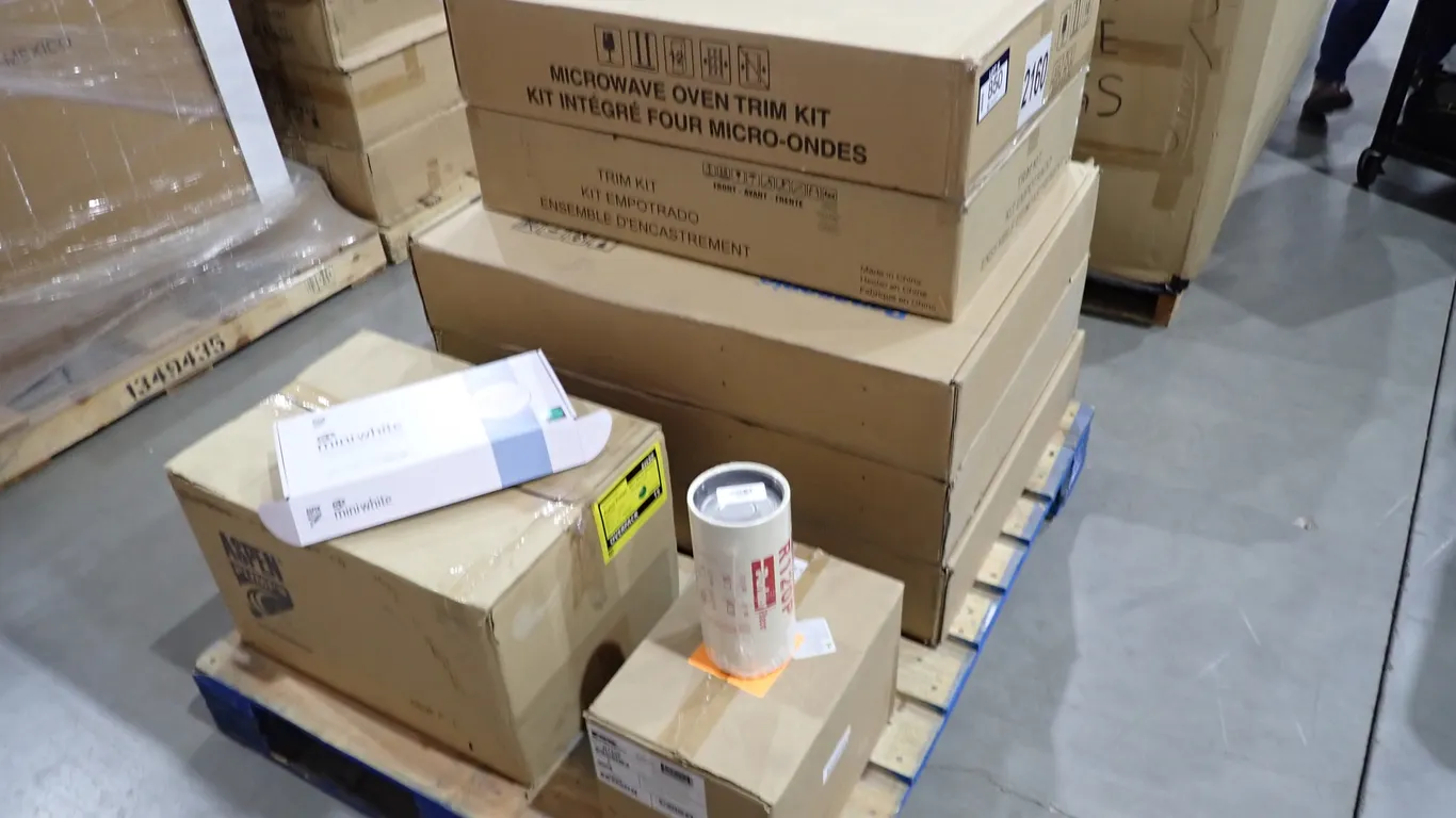 Lot of Asst. Microwave Trim Kits, Condensate Removal Pumps and Parker R120P Fuel Filters.