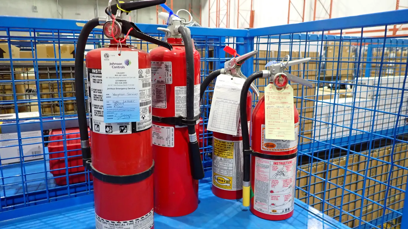 Lot of (4) ABC Fire Extinguishers.