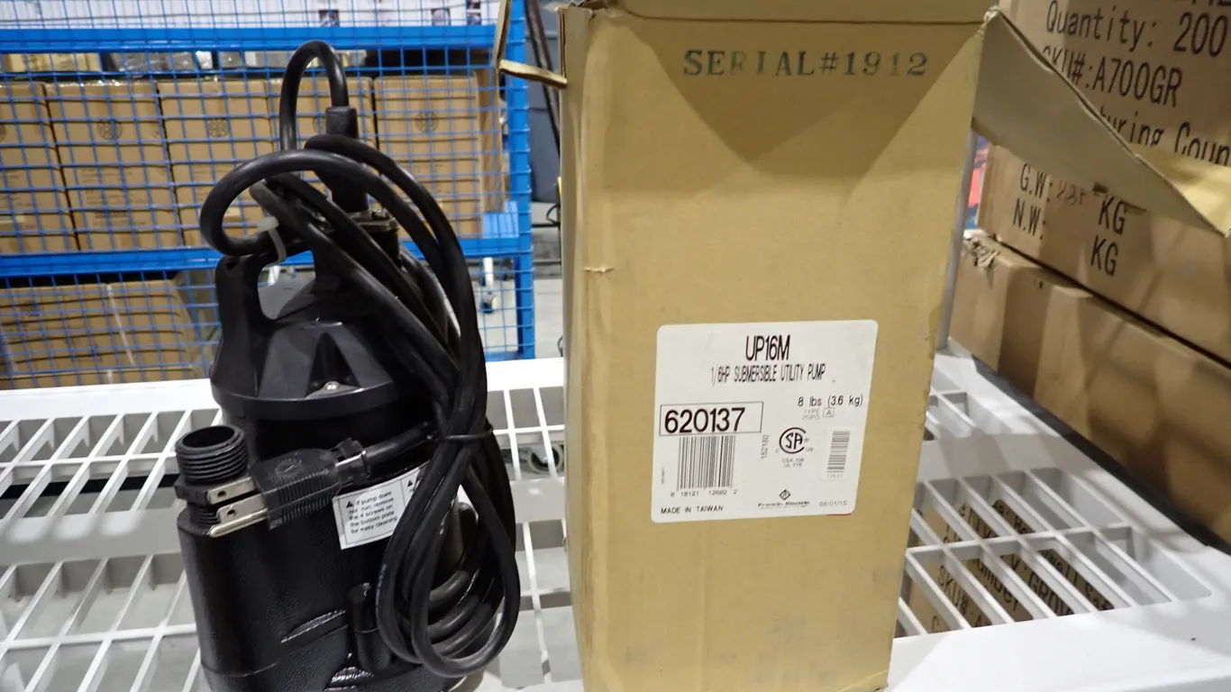 Franklin Electric UP16M 1/6hp Submersible Utility Pump.