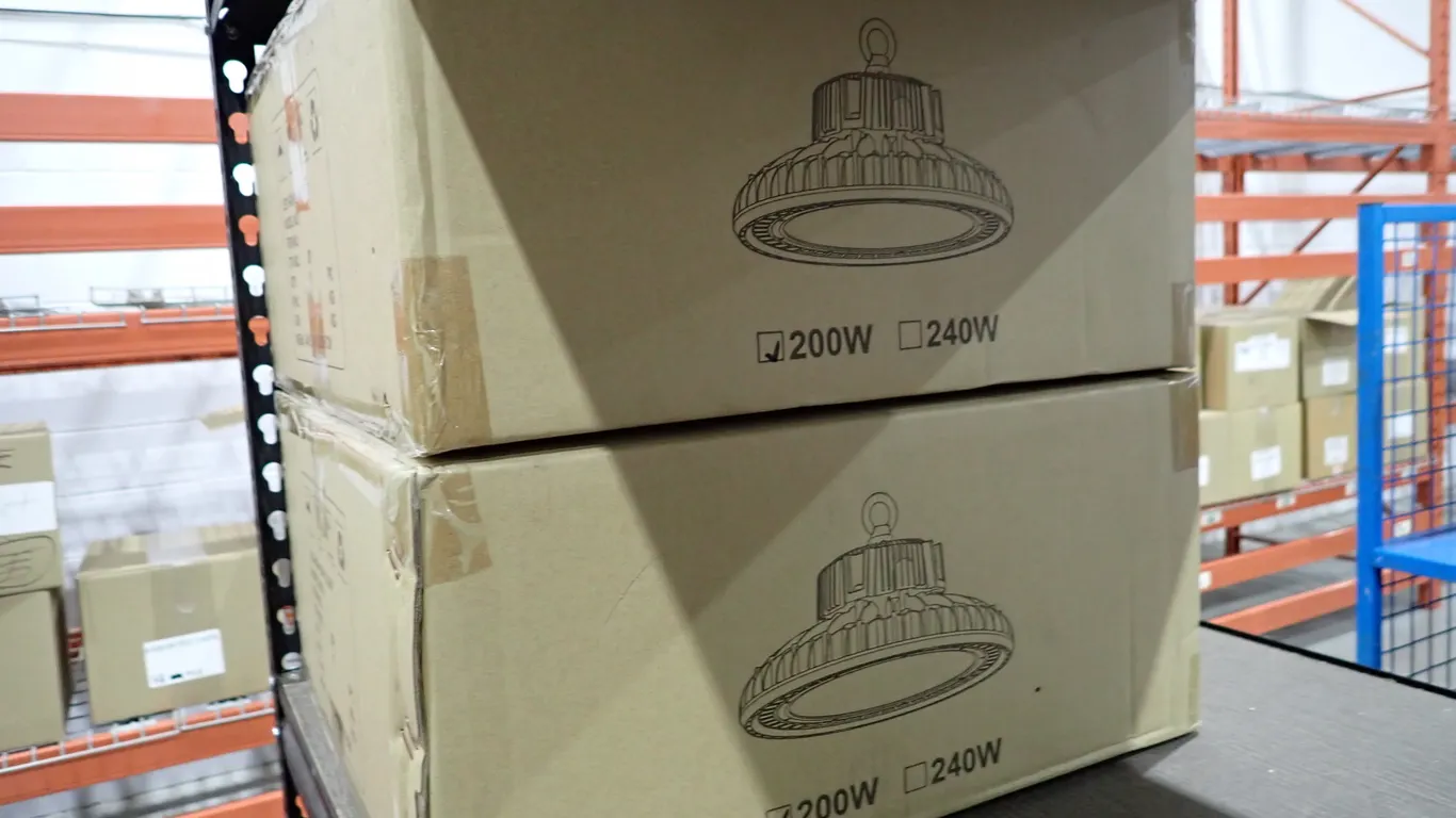 Lot of (2) LED High Bay 200w Light Fixtures.