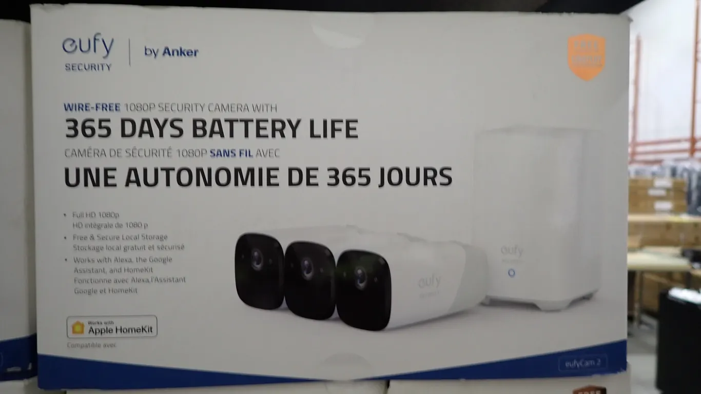 Eufy Security Wire-Free 1080P Security Camera System.