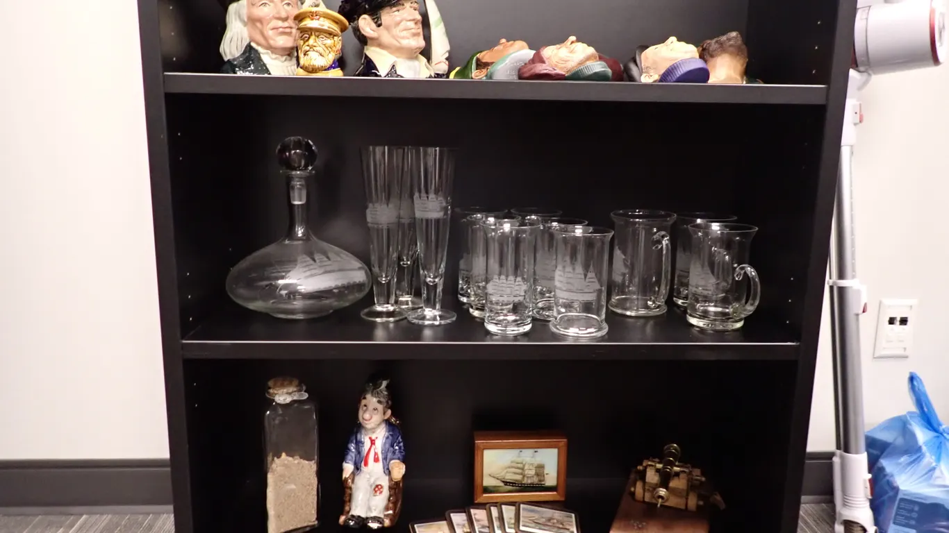 Lot of Ceramic Figurines, Asst. Glassware, Coasters, etc.