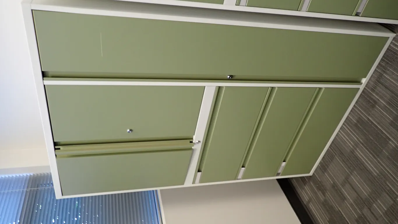 Modified Credenza w/Right Hand Wardrobe.