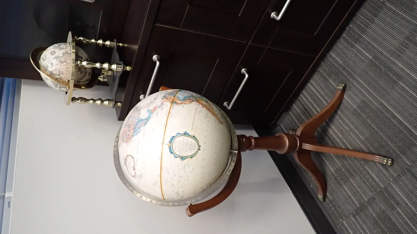 Lot of (2) World Globes.
