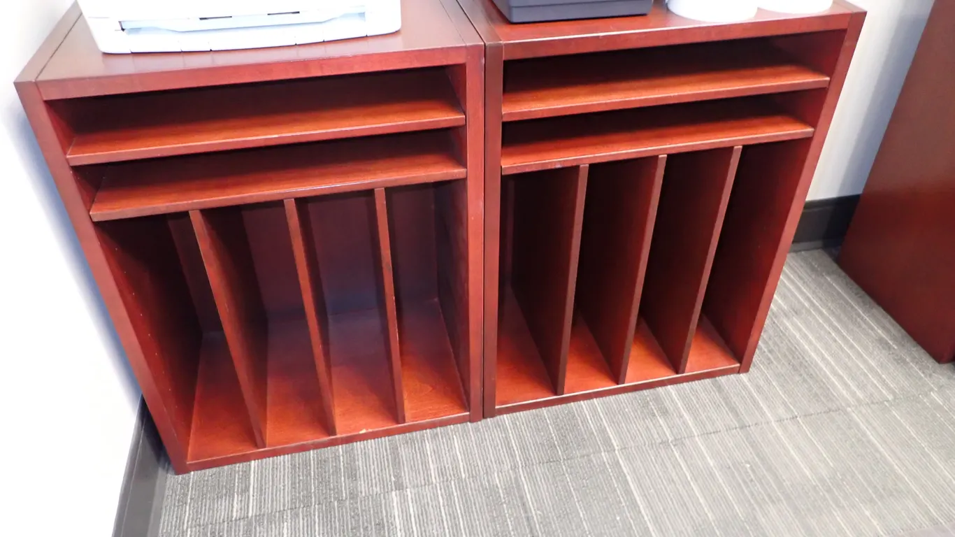 Lot of (2) Stationary Cabinets.