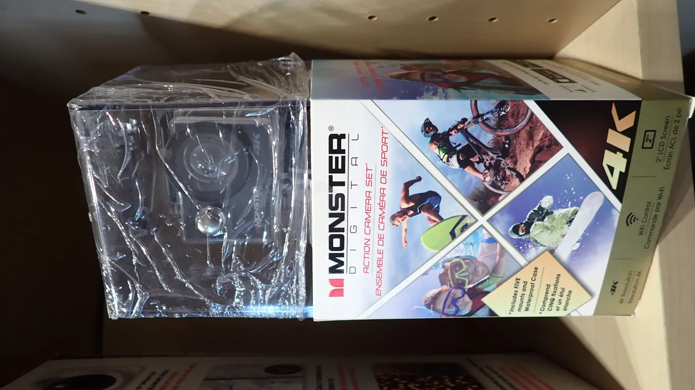 Monster Digital Action Camera Set.