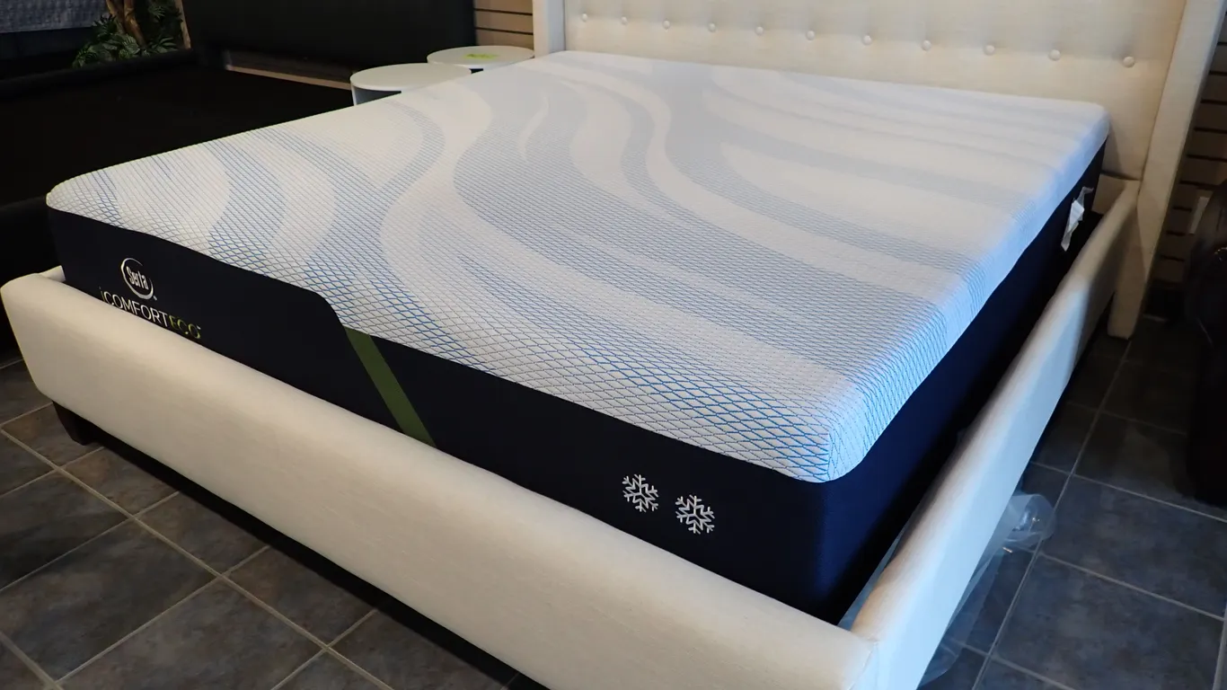 Serta I-Comfort Eco F20GL All Foam Plush King Mattress-DISPLAY.