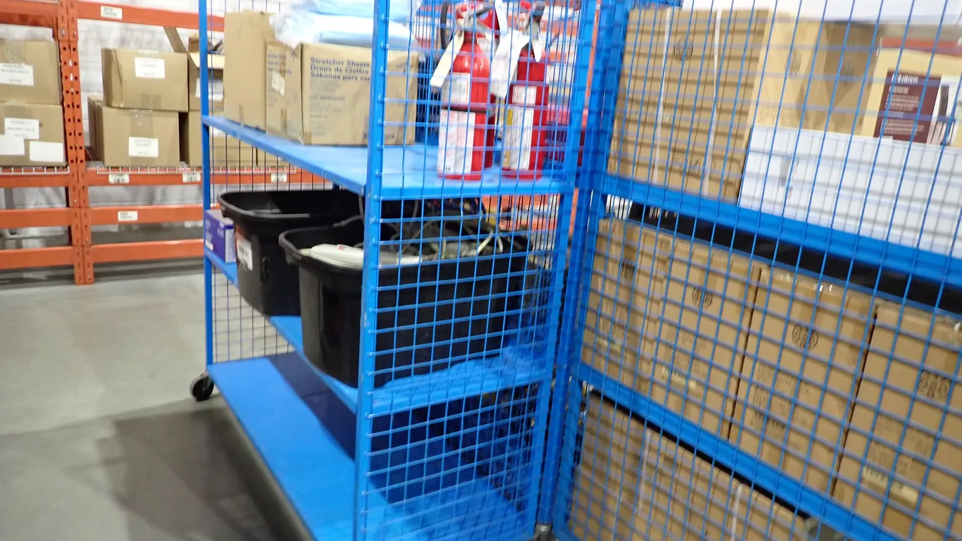 3-tier Warehouse Pick Cart- CONTENTS NOT INCLUDED.